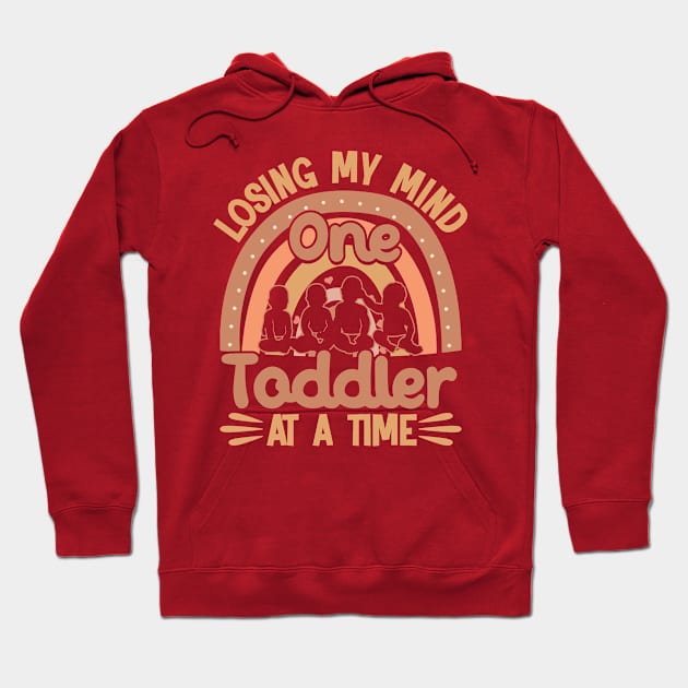 Childcare Losing My Mind Daycare Teacher Hoodie by Toeffishirts